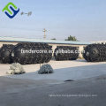 Ship to ship berthing 3.3x6.5m pneumatic rubber fender